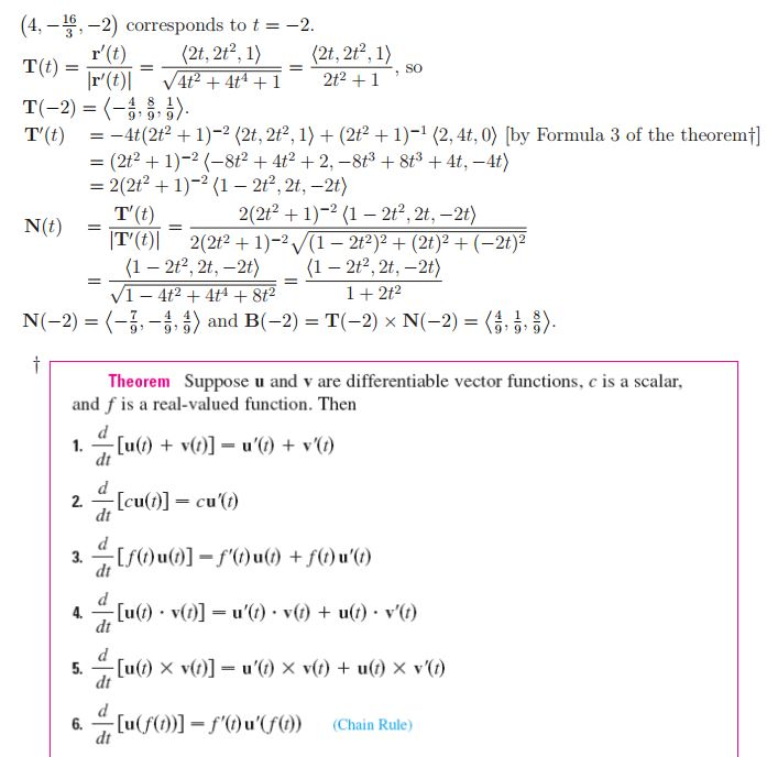 Find The Vectors T N And B At The Given Point Chegg Com