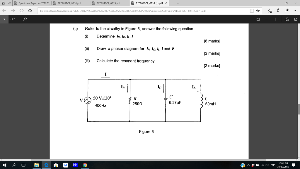 Solved E Gi Specimien Paper For Tel1 Tel1 Ecp 02 16 Chegg Com