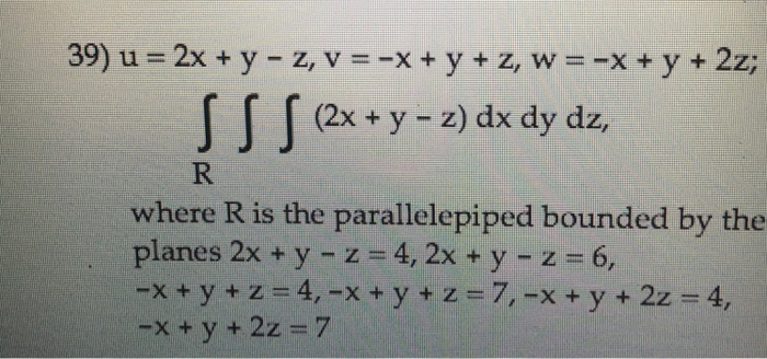 Solved Use The Given Transformation To Evaluate The Integ Chegg Com