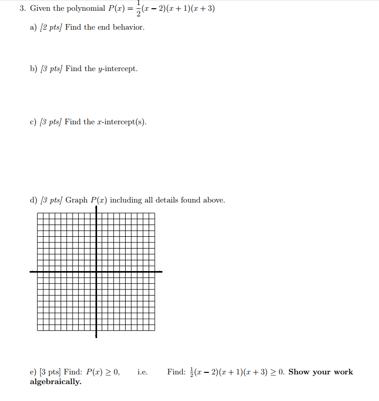 Solved Given The Polynomial P X 1 2 X 2 X 1 X Chegg Com