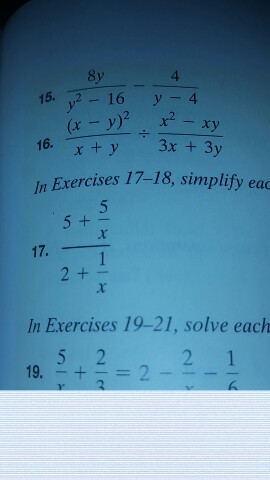 Solved 8yy2 16 4y 4 X Y2x Y X2 Xy3x