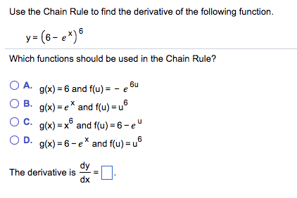 Solved Use The Chain Rule To Find The Derivative Of The F Chegg Com