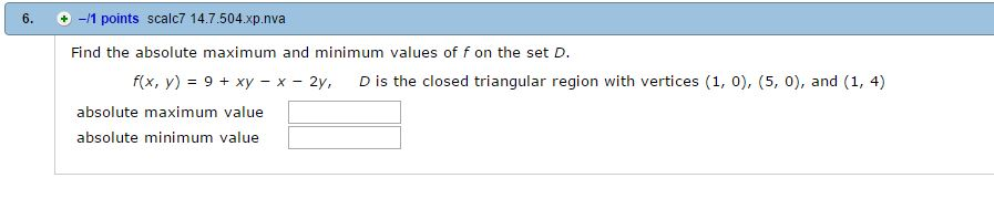 Minimum and maximum value calculator image