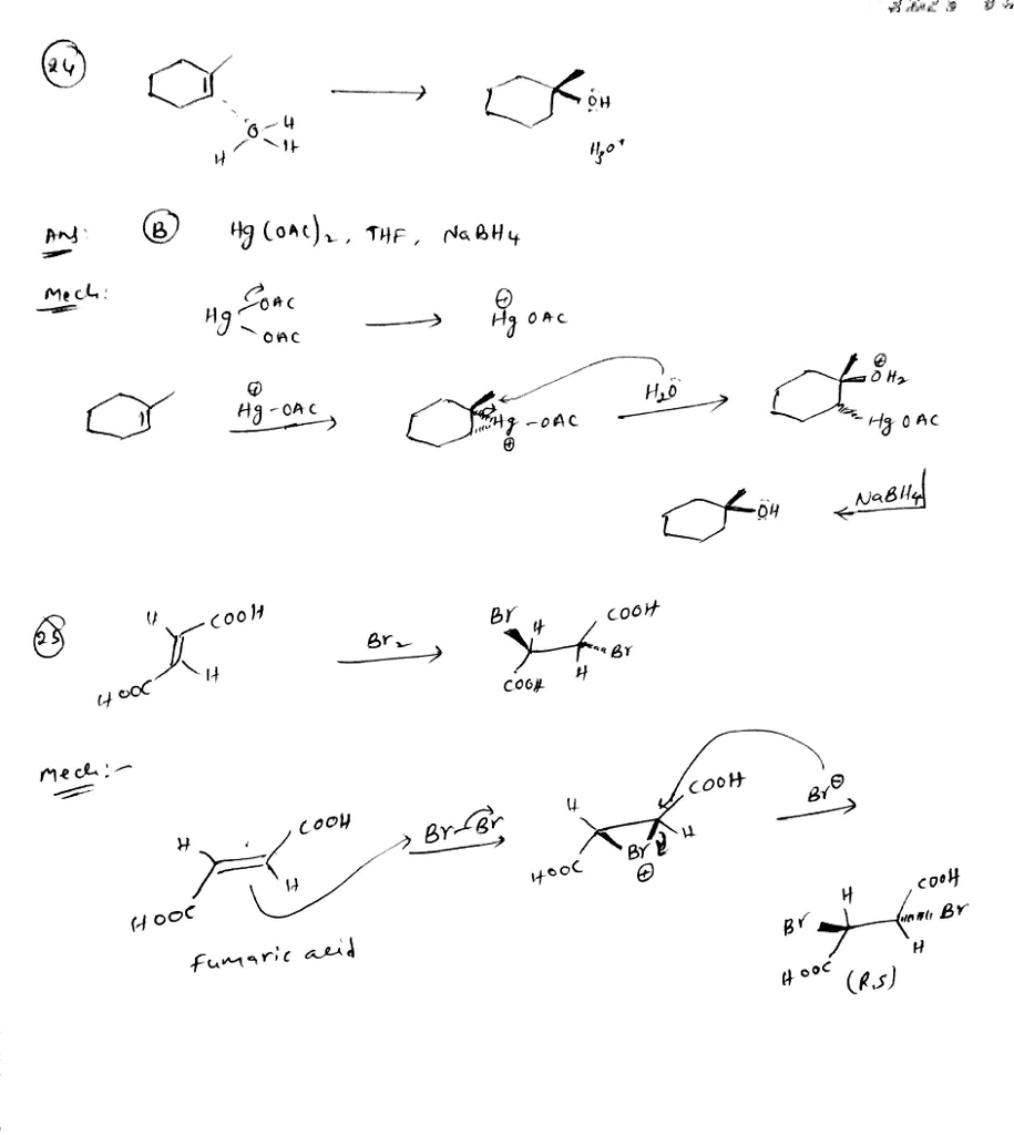 Question & Answer: Reagents for the reaction above would be: A. Pd/C, HCl B. Hg(OAc)_2, THF, NaBH_4 C...... 1