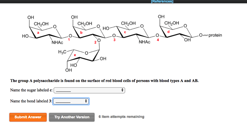 Solved References Oh Oh Oh Ch2oh Ch2oh Ch2oh Ch20h Ho Ho