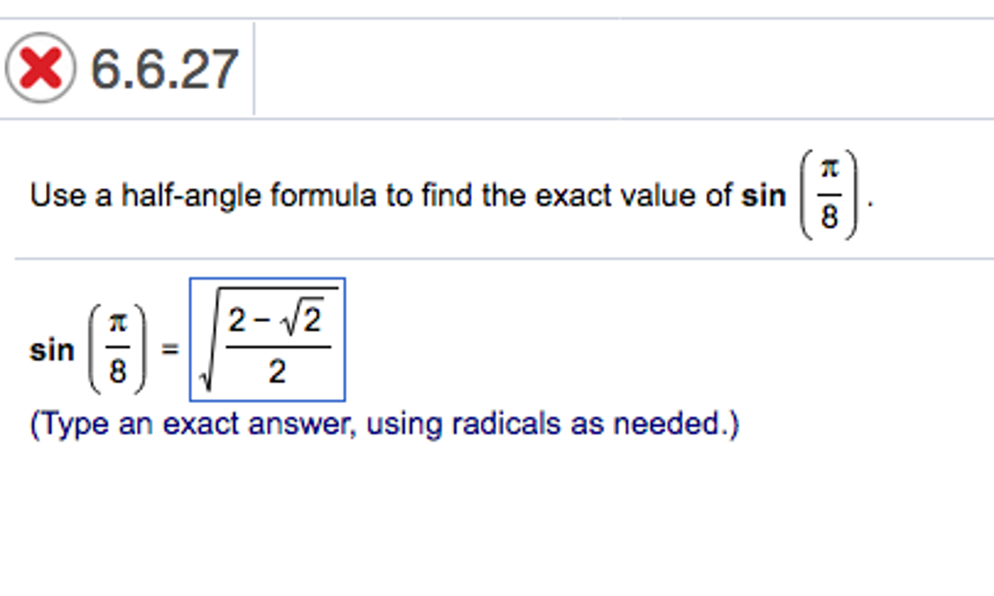 Use A Half Angle Formula To Find The Exact Value Of Chegg Com