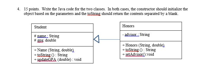 Question & Answer: Write the code from UML diagrams for these 2 questions..... 1