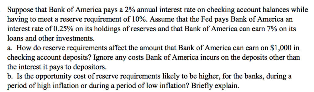 Suppose That Bank Of America Pays A 2 Annual Inte Chegg Com