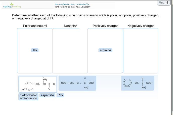 Solved: Determine Whether Each Of The Following Side Chain... | Chegg.com