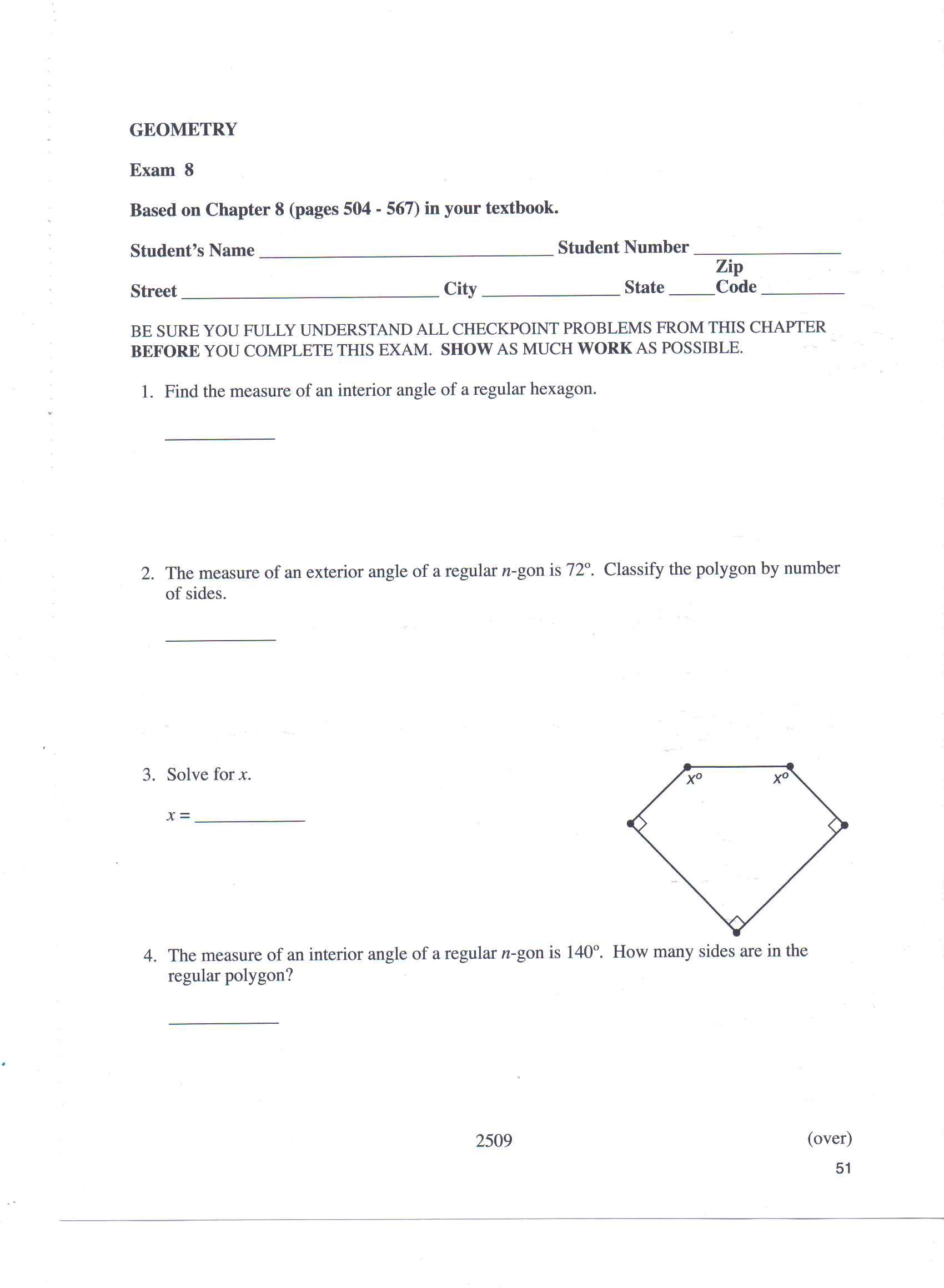 geometry unit 1 lesson 8 homework answers