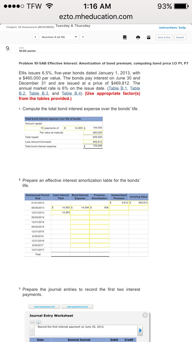 Ellis Issues 6 5 Five Year Bonds Dated January 1 Chegg 