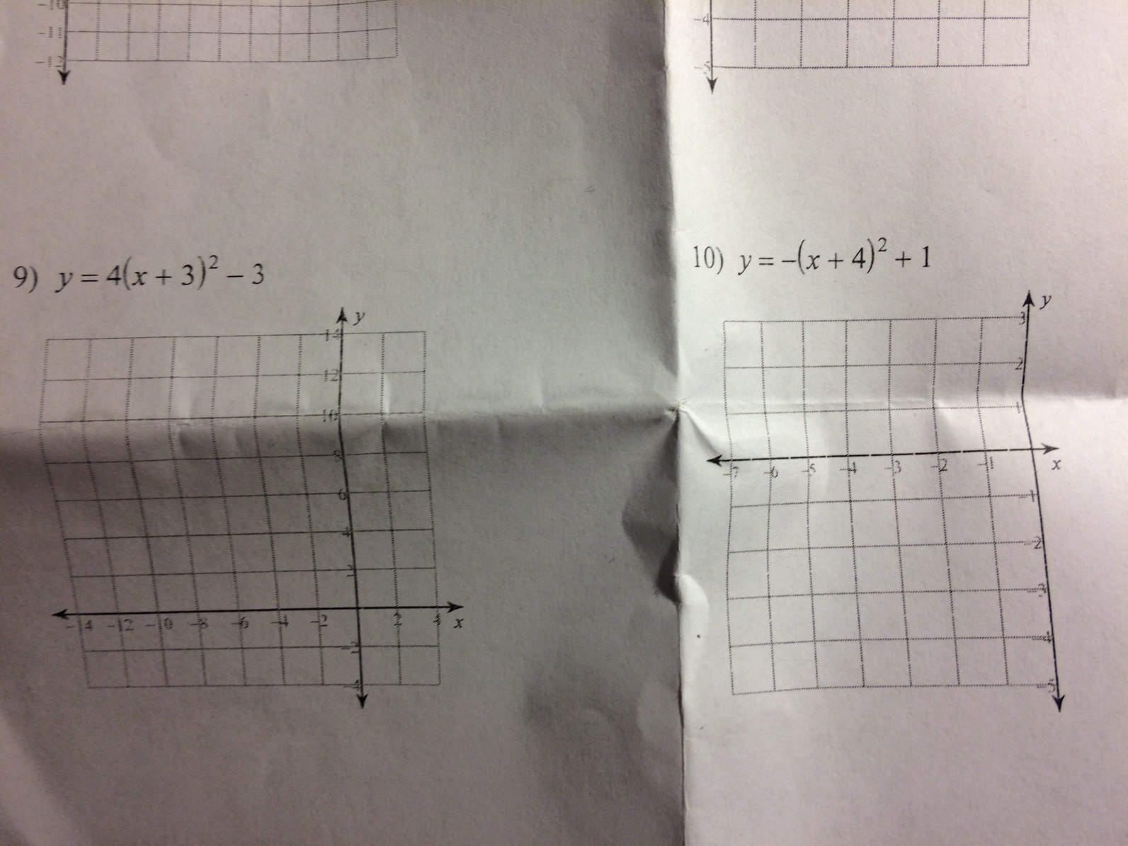 Solved Sketch The Graph Of Each Function Find The Vertex