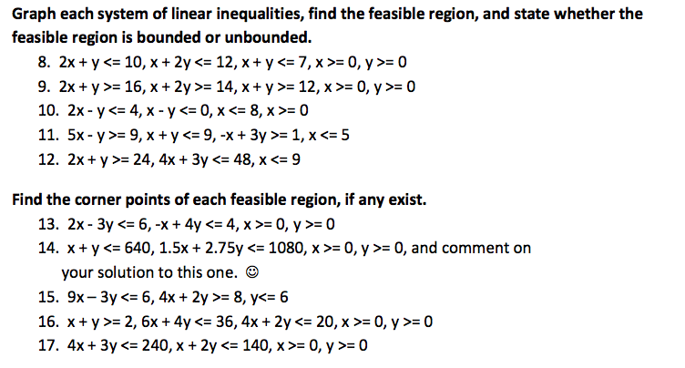 Solved Graph Each System Of Linear Inequalities Find The Chegg Com