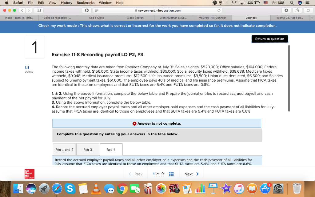 Solved: Safari File Edit View History Bookmarks Window Hel... | Chegg.com