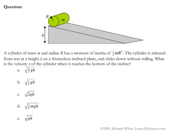 Solved Question N7 A Cylinder Of Mass M And Radius R Has Chegg Com