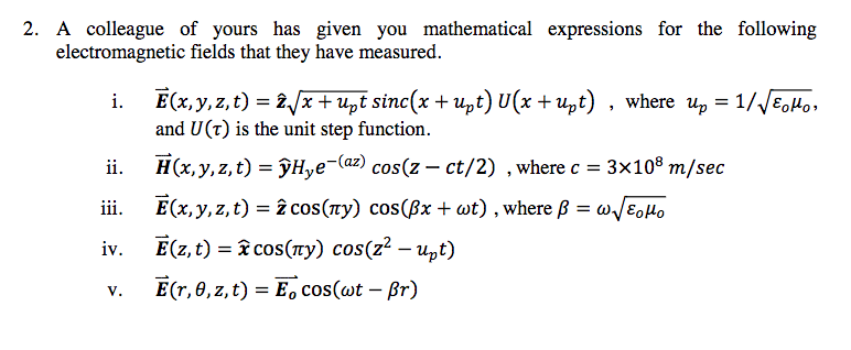 Solved A Colleague Of Yours Has Given You Mathematical Ex Chegg Com