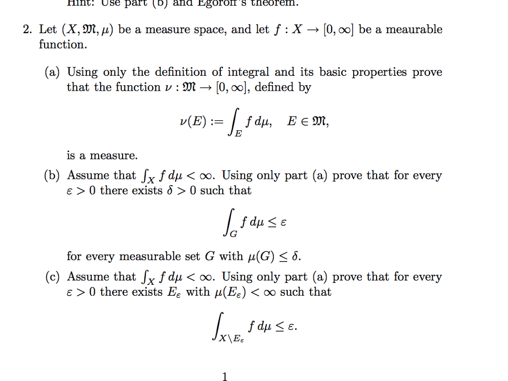 Hint Use Part B And Egoroir S Cheorem 2 Let X Chegg Com