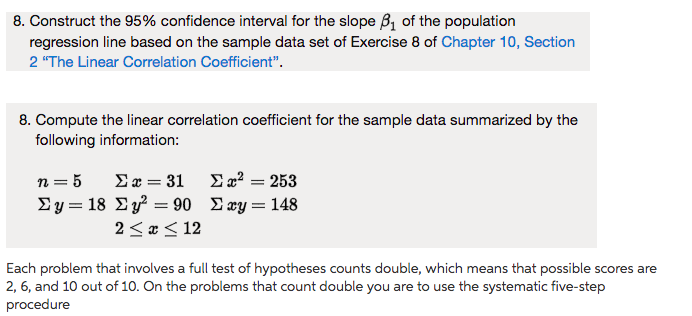 8. Construct The 95 Confidence Interval For The S