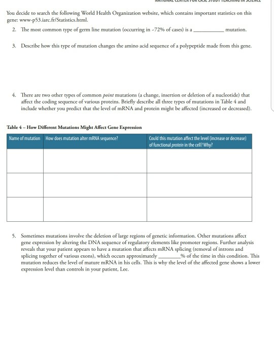 A family in need internet enhanced case study on cancer genetics answers 07 picture