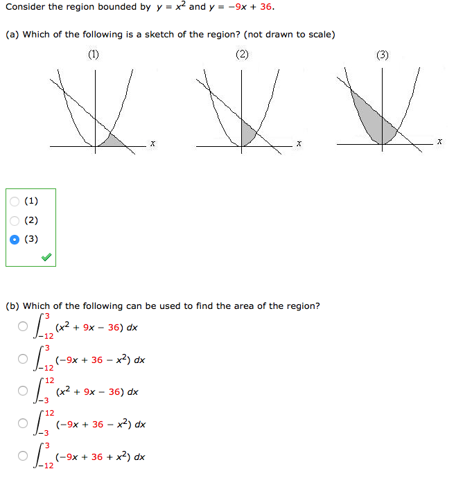 Solved Consider The Region Bounded By Y X 2 And Y 9 Chegg Com