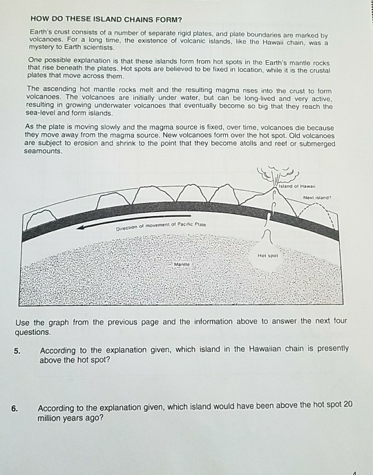 Solved Lab 1 Movement Of The Pacific Ocean Floor Understa