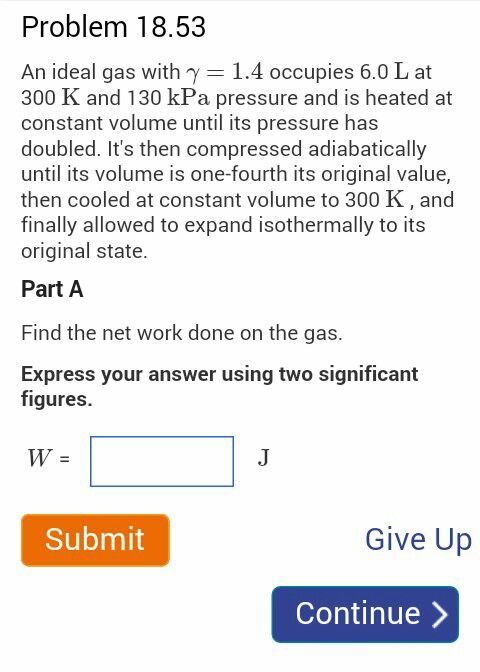 Solved The compression factor for a gas is 0.79 at 300 K and