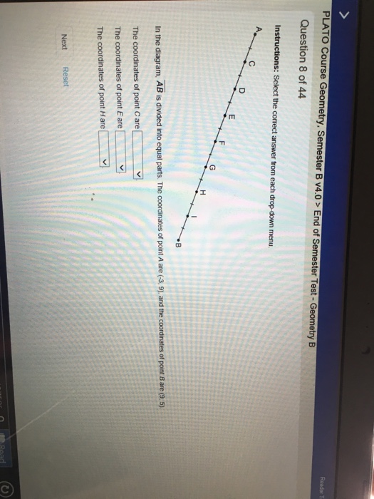 Plato Course Geometry Semester B V4 0 End Of Chegg 