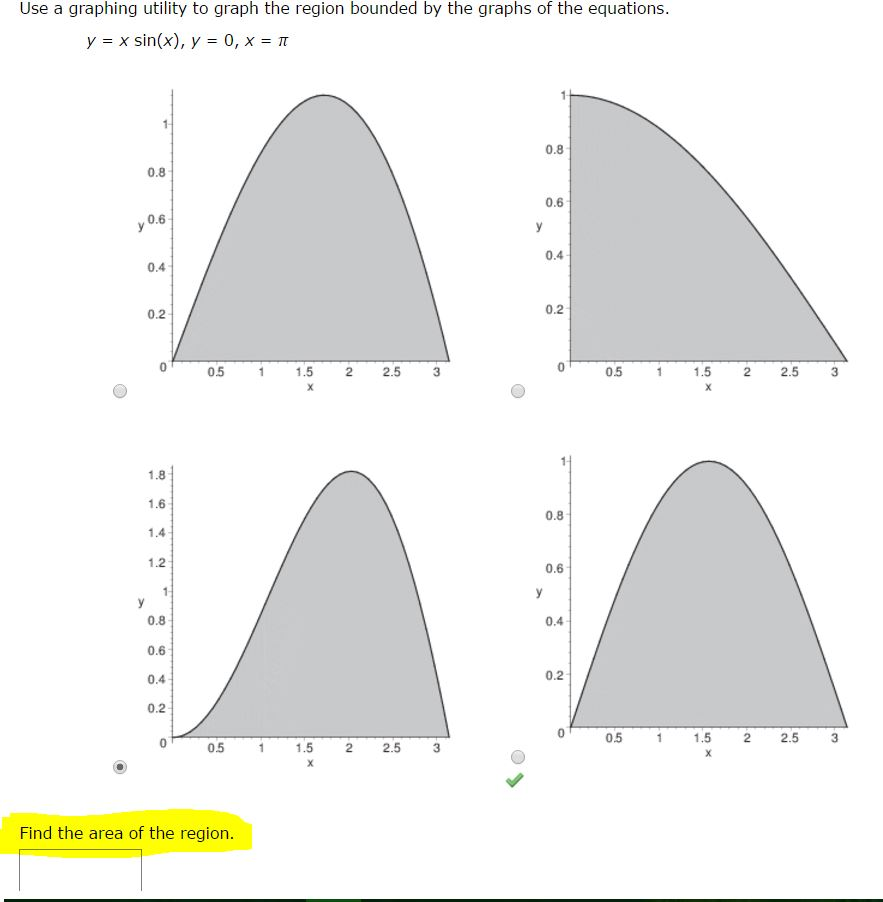 Solved Use A Graphing Utility To Graph The Region Bounded By Chegg Com