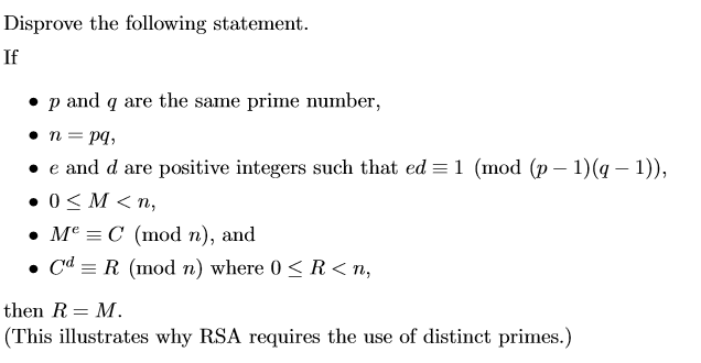 Solved Disprove The Following Statement If P And Q Are Chegg Com