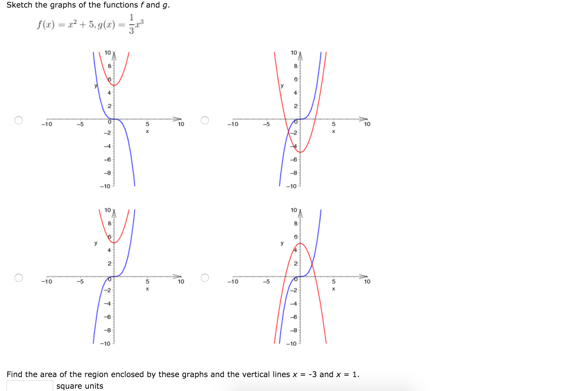 Sketch The Graphs Of The Functions F And G F X Chegg Com