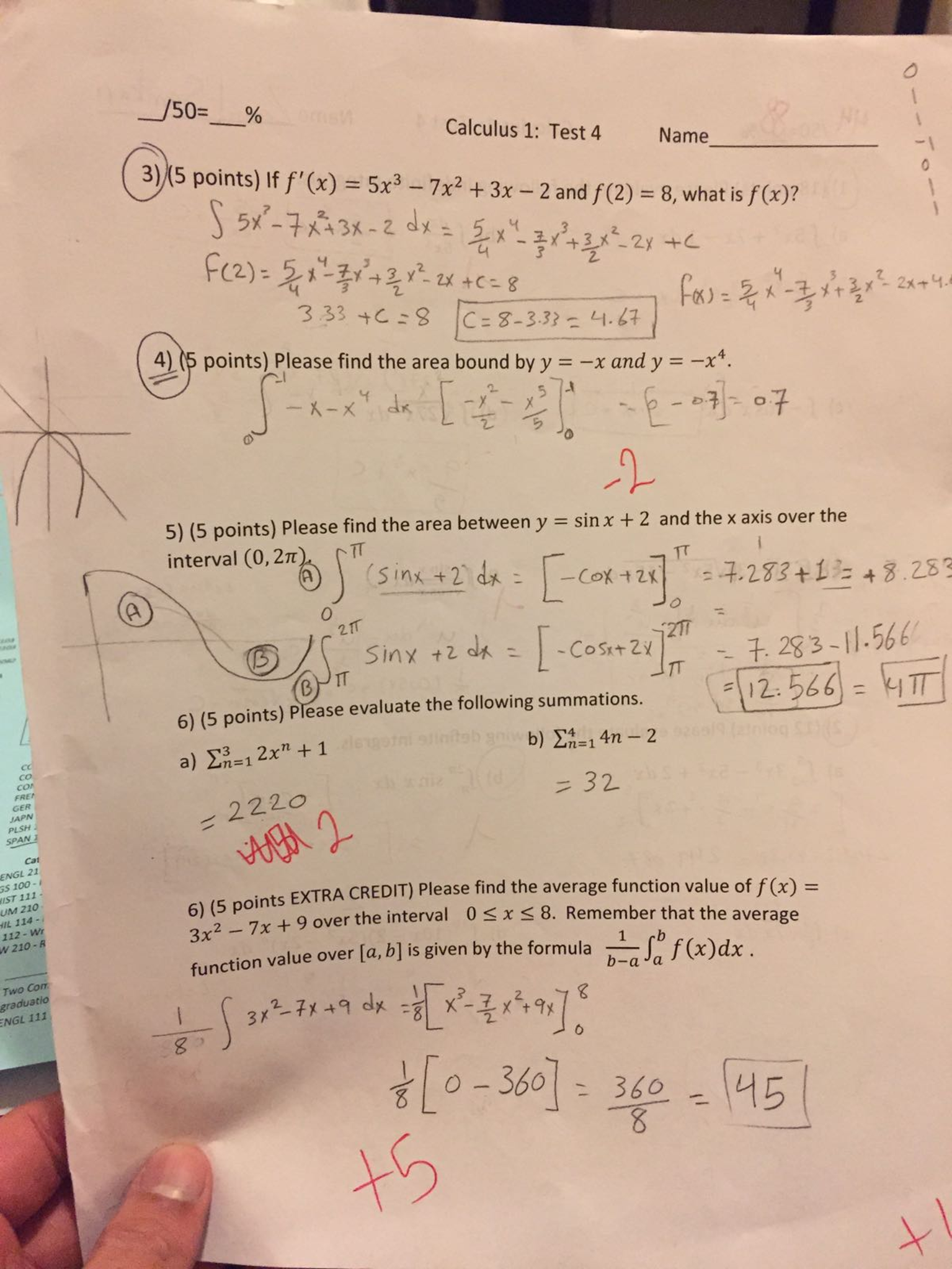 If F X 5x 3 7x 2 3x 2 And F 2 8 What Is Chegg Com