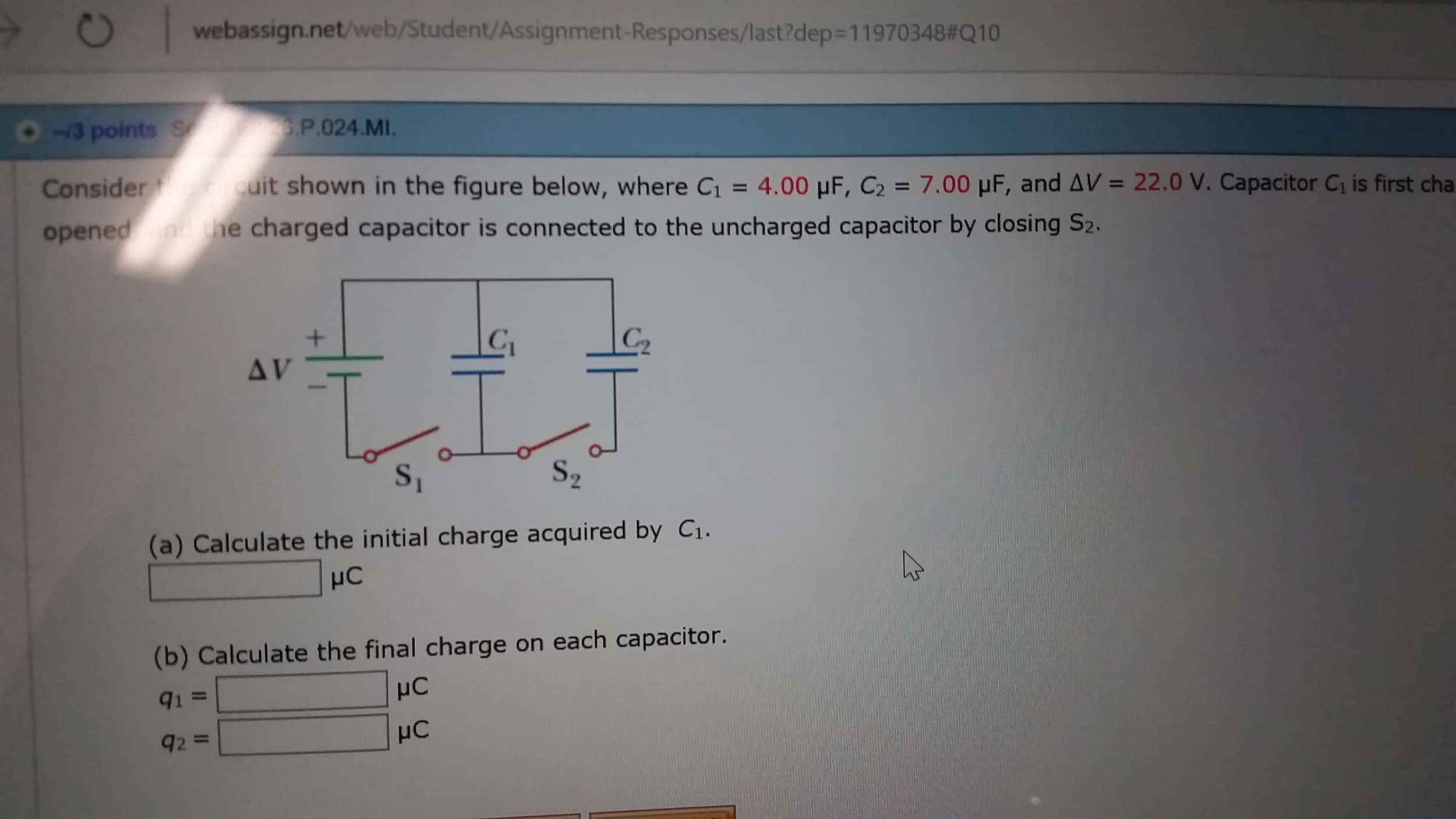 Solved Consider the circuit shown in the figure below, where