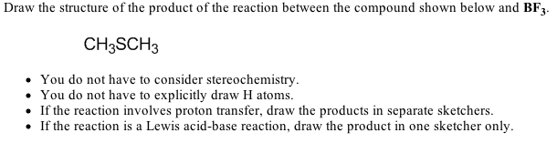 Draw the structure of the product of the reaction