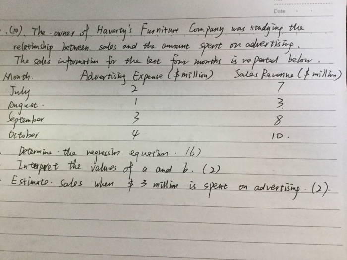 Solved The Owner Of Haverty S Furniture Company Was Study