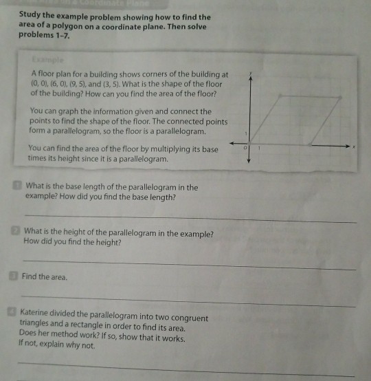 Solved Study The Example Problem Showing How To Find The