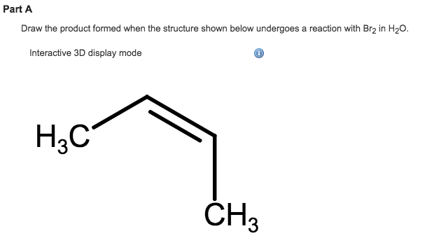 Solved Part A Draw The Product Formed When The Structure