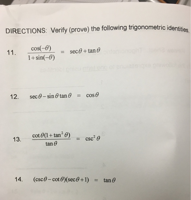 Example 12 - Prove that (sin - cos θ + 1)/(sin + cos - 1)