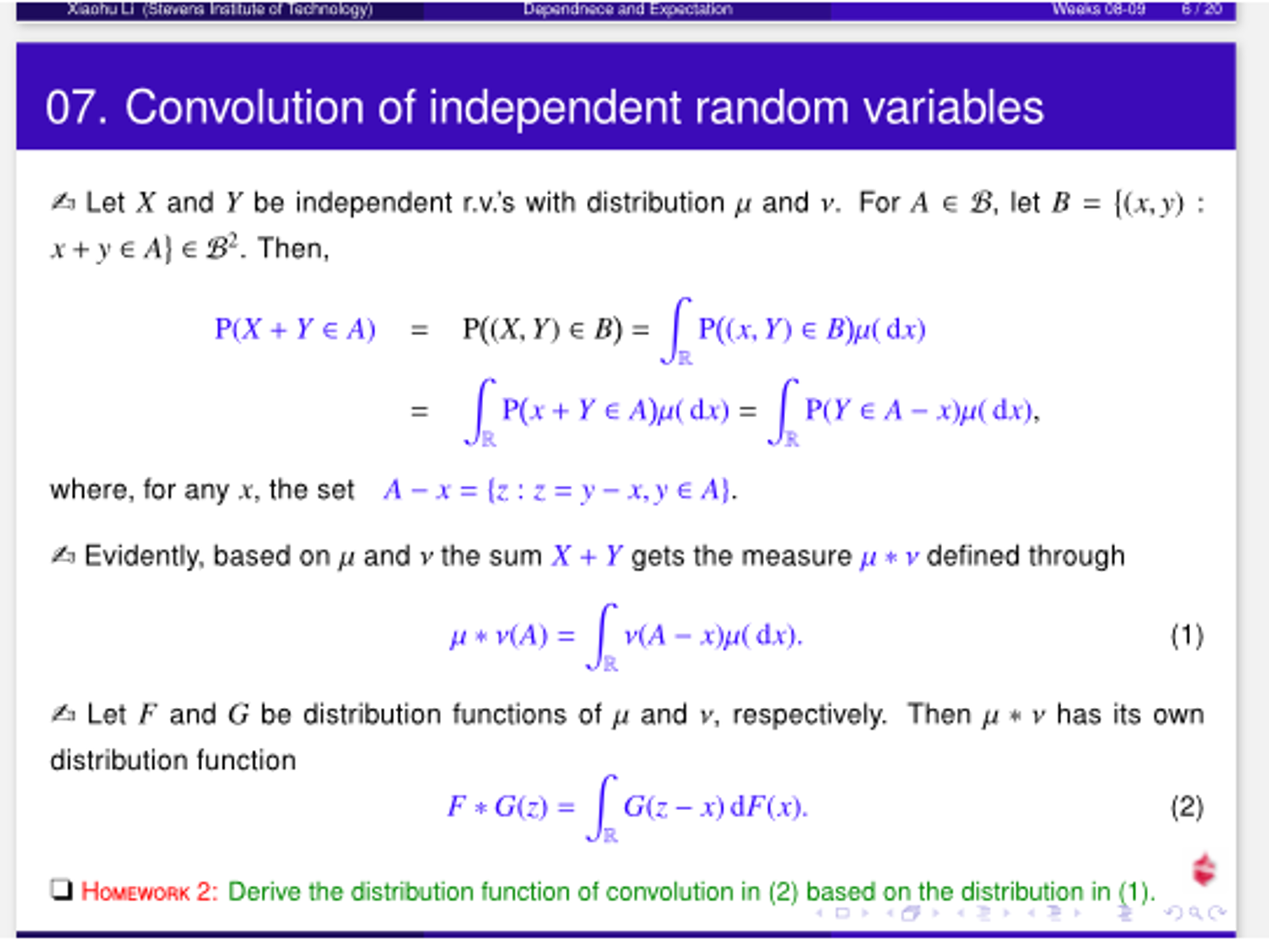 Let X And Y Be Independent R V S With Distributio Chegg Com