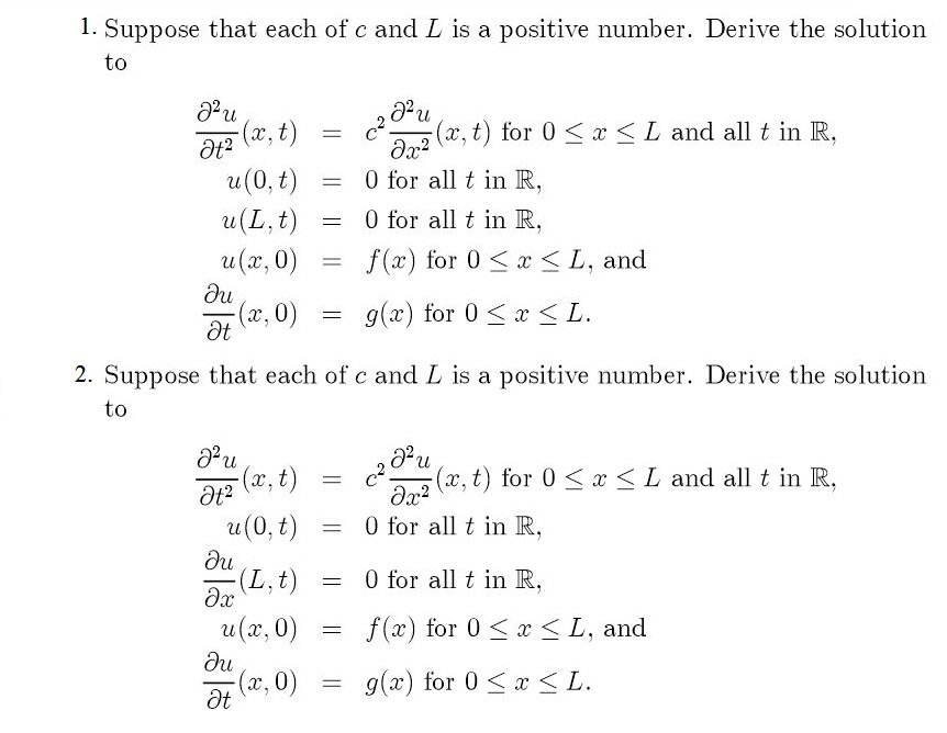 Solved Suppose That Each Of C And L Is A Positive Number Chegg Com