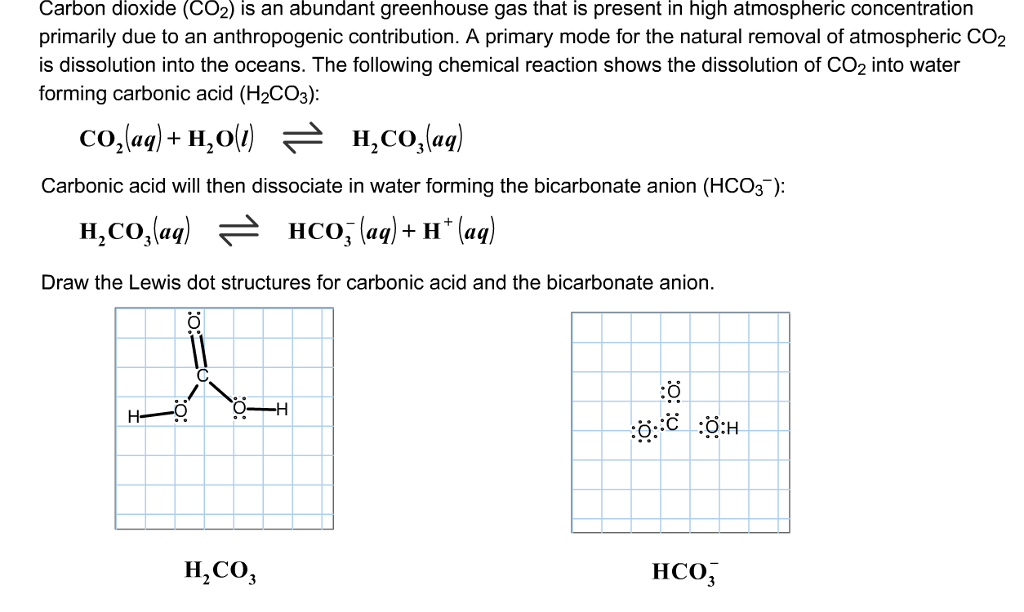 Solved Carbon Dioxide Co2 Is An Abundant Greenhouse Gas Chegg Com