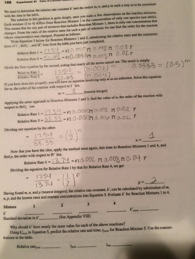 Solved System I: Effect of Temperature on Reaction Rate Time