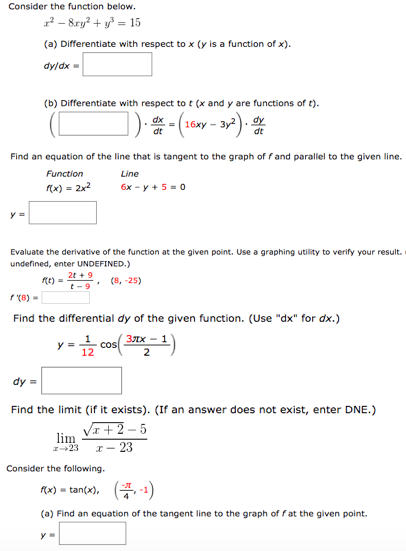 Solved Consider The Function Below A Differentiate Wit Chegg Com