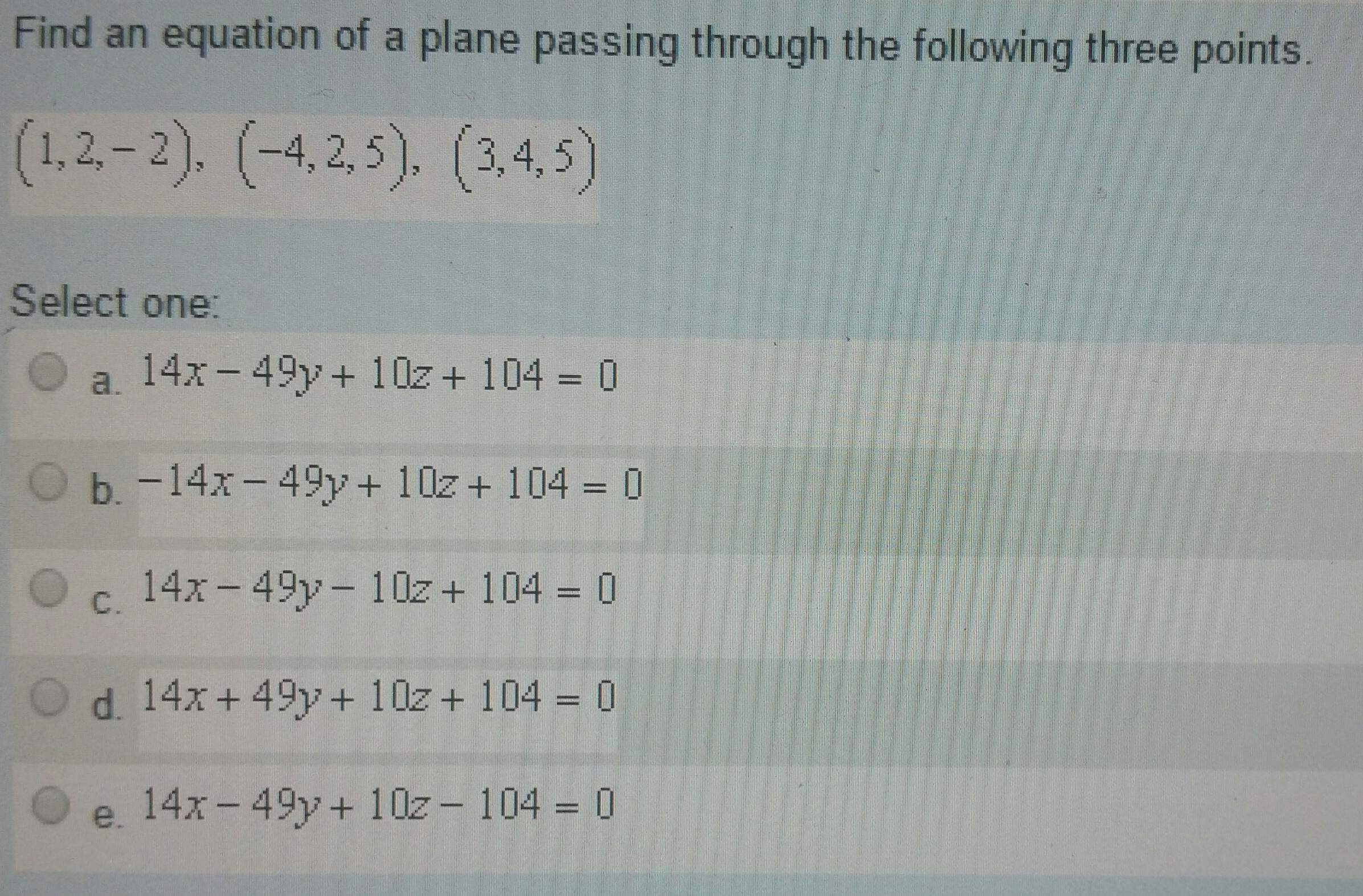 Find x6 vs find x6 pro. Plane equation. Equation of plane with three points. Write the equation of a line passing through the points (3, -1) and (2, -4).. Find the General equation of the plane through the.