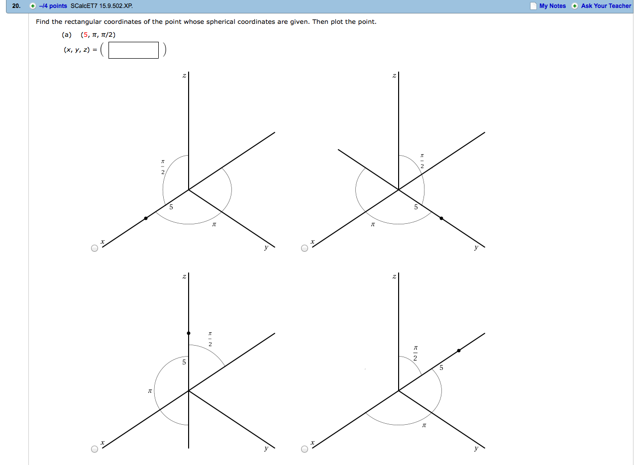 Find The Rectangular Coordinates Of The Point Whose Chegg Com