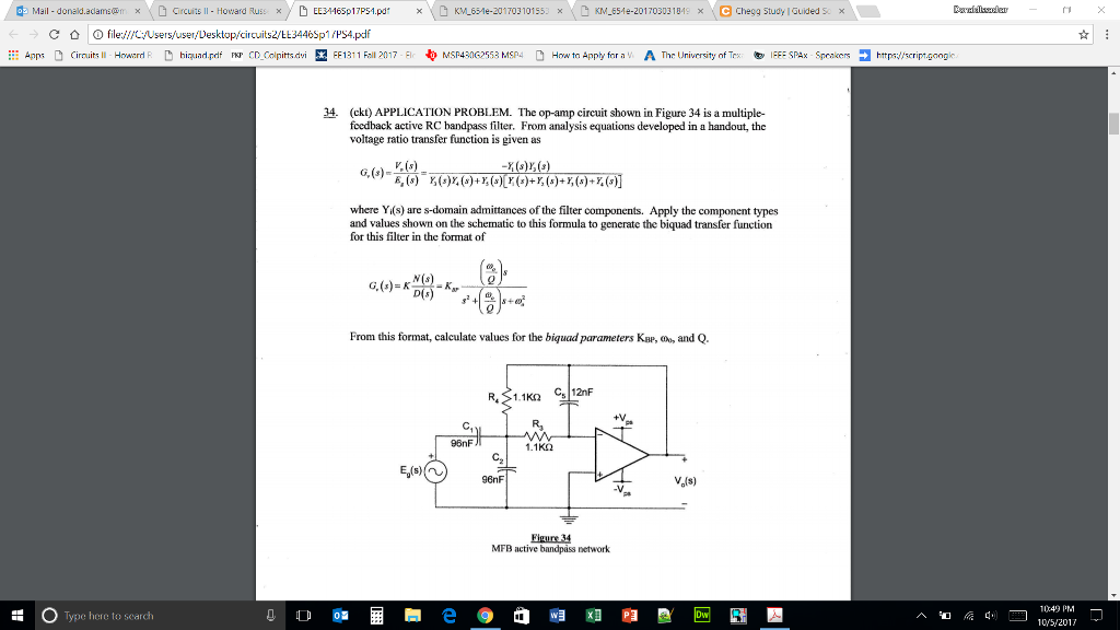 Solved Hey Can You Help Me Calculate K Omega And Q Thi Chegg Com