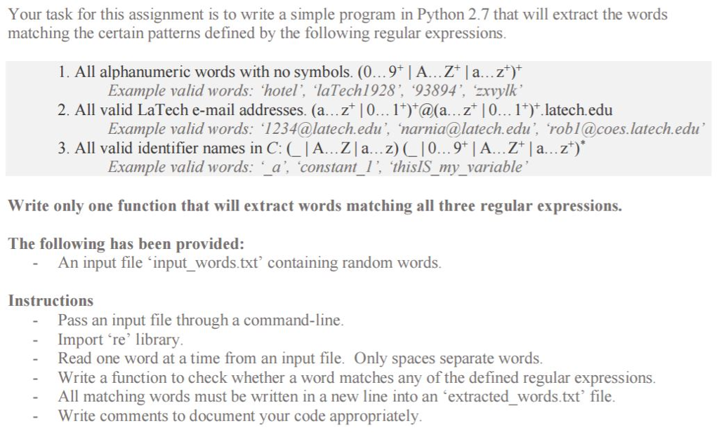 Solved This Is The Link To The Word List Txt File Https