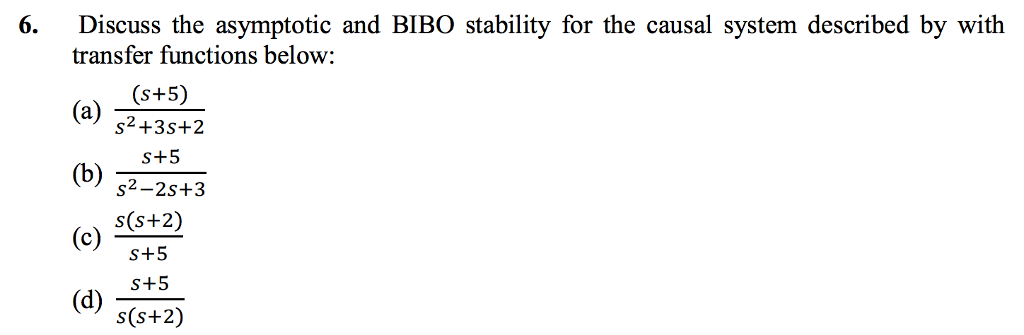 prove of bibo stability condition