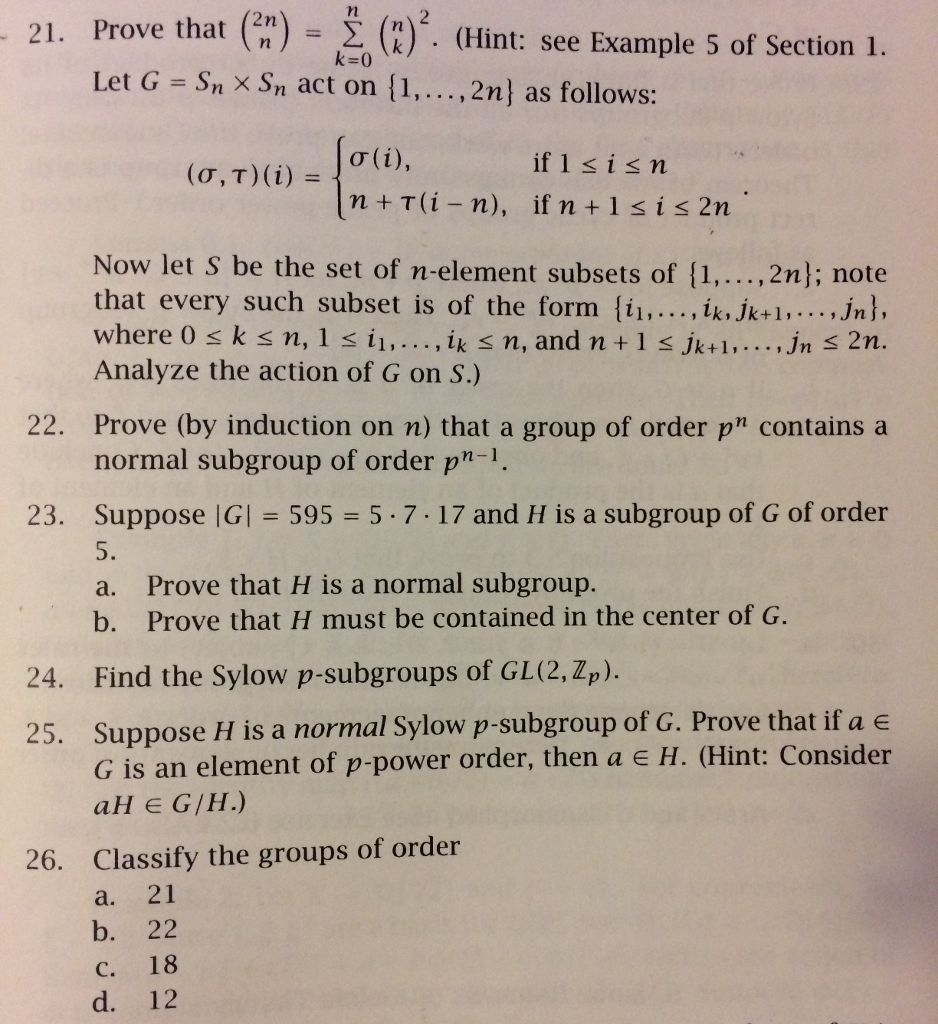 Solved Prove That 2n N Sigma N K 0 N K 2 Prove Chegg Com