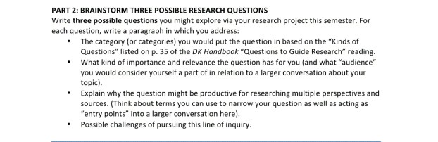 how to phrase a research question