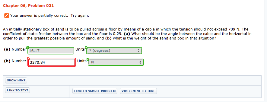 An Initially Stationary Box Of Sand Is To Be Pulled Chegg 